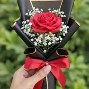 Mini Luxury Red Rose Bouquet Gift